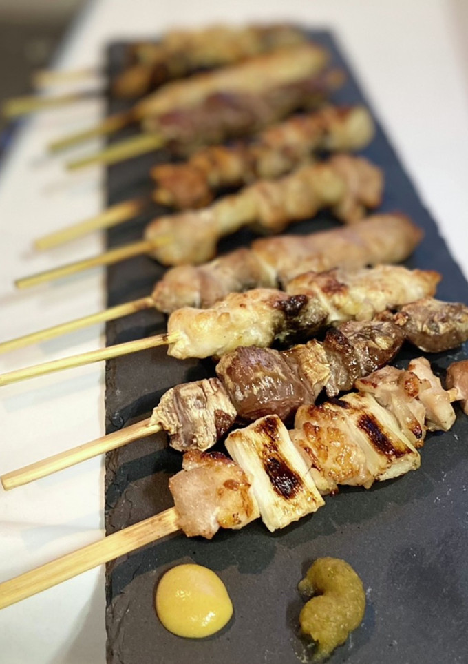 焼き鳥を柚子胡椒や辛子で♪-レシピのメイン写真