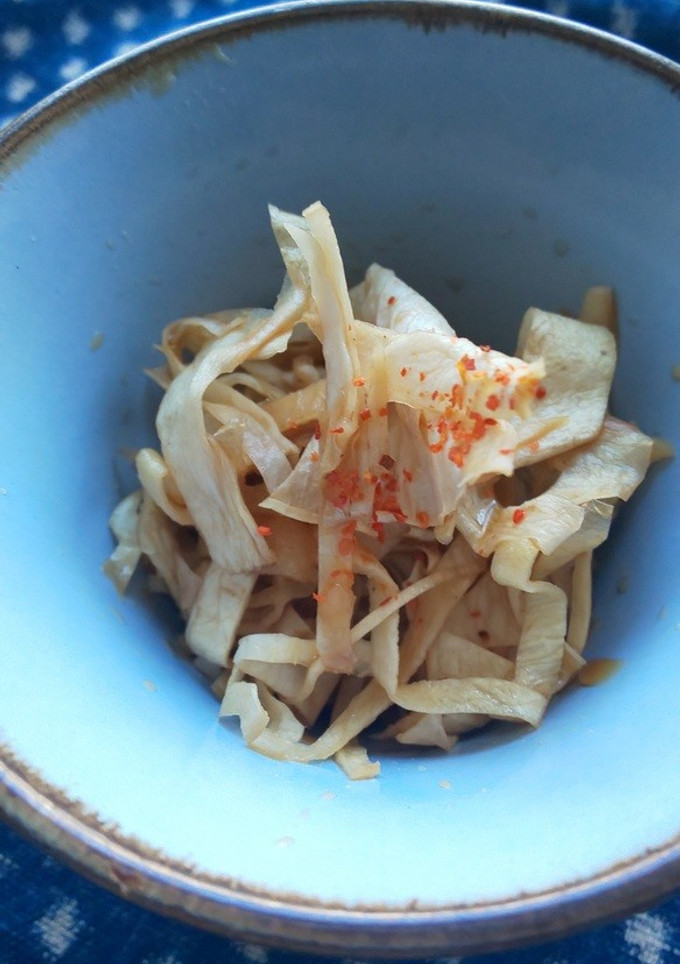 【使いきり】大根の皮の漬物-レシピのメイン写真