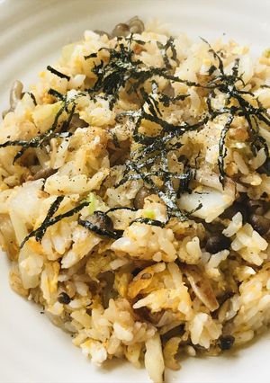 のこり具焼飯①●白菜とシメジのチャーハン-レシピのメイン写真