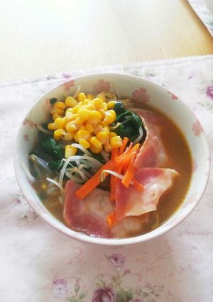 豚骨ラーメン☆野菜大盛り&簡単☆-レシピのメイン写真