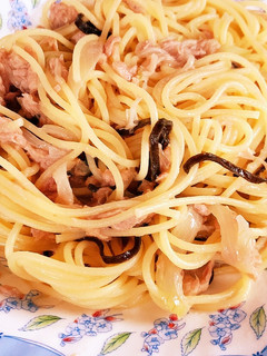 10分で作れる⁈塩昆布ツナパスタ-レシピのメイン写真