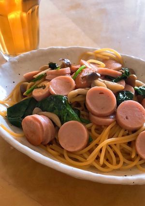 ガーリックバター醤油のパスタ-レシピのメイン写真