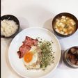 僕はソース派〜朝のベーコンエッグ〜