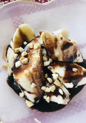 チョコバナナッツ●チョコ＆バナナ＆ナッツ-レシピのメイン写真