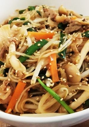 焼肉のタレで簡単に作れる☆チャプチェ-レシピのメイン写真