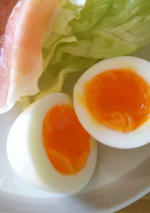 【子どもと作ろう】半熟ゆで玉子モーニング-レシピのメイン写真
