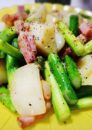 アスパラとジャガイモのバター炒め-レシピのメイン写真