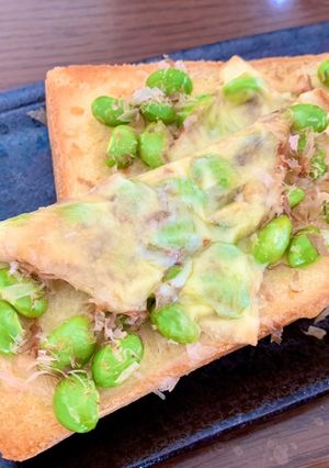 簡単枝豆トースト-レシピのメイン写真