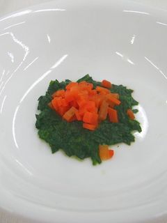 【離乳食中期】青菜と人参のだし煮-レシピのメイン写真