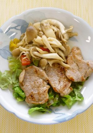 豚ひれ肉のきのこソースかけ-レシピのメイン写真