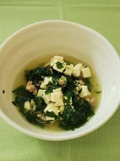 【離乳食後期】チンゲン菜と豚肉の煮物-レシピのメイン写真
