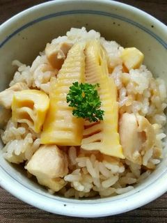 タケノコご飯(鶏肉入り)-レシピのメイン写真