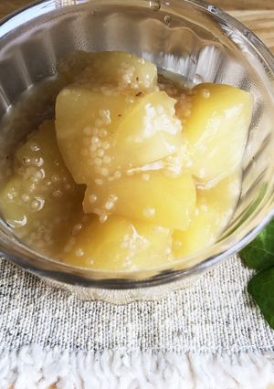 アップルもち粟-レシピのメイン写真