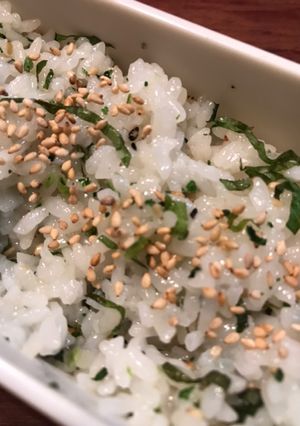 青菜シソごはん-レシピのメイン写真