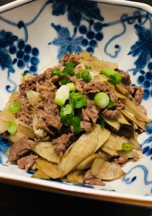 簡単！牛肉とごぼうの甘辛煮-レシピのメイン写真