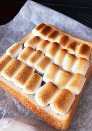 チョコ&マシュマロトースト-レシピのメイン写真