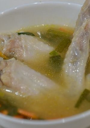 手羽先のあっさり生姜風味スープ(20分)-レシピのメイン写真