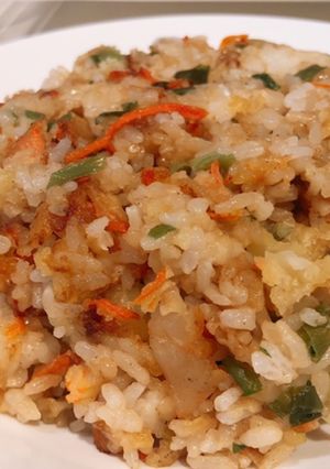 簡単♪かき揚げで具沢山チャーハン-レシピのメイン写真