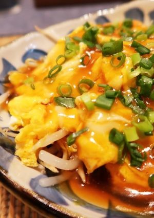 節約♡もやしとたまごの中華あんかけ-レシピのメイン写真