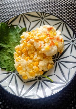はんぺんとコーンのふわふわ焼き-レシピのメイン写真