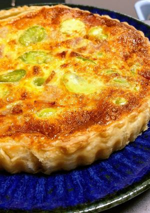 空豆のキッシュ-レシピのメイン写真