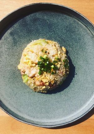 【簡単10分】シンプルレタスチャーハン-レシピのメイン写真