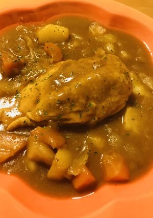 備蓄食材活用●冷凍鶏肉の丸ごとカレー-レシピのメイン写真