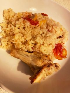 手羽で作る簡単チキンピラフ-レシピのメイン写真