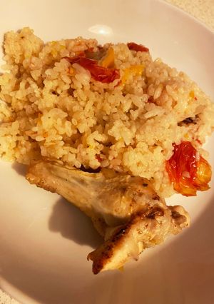 手羽で作る簡単チキンピラフ-レシピのメイン写真