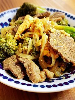 牛肉とブロッコリー炒め-レシピのメイン写真