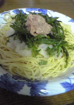 のせるだけ♪ツナ&大根おろしそスパゲティ-レシピのメイン写真