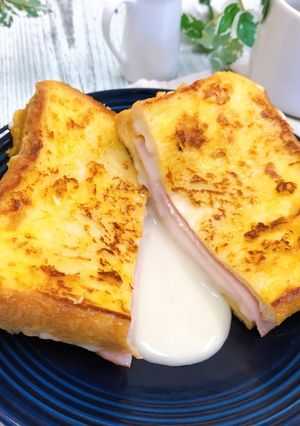 チーズあふれる！クロックムッシュ風-レシピのメイン写真
