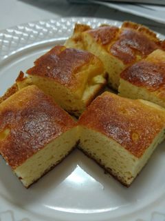 混ぜて焼くだけ低カロリーチーズケーキ-レシピのメイン写真