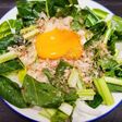 とろーり卵の新たま江戸菜サラダ