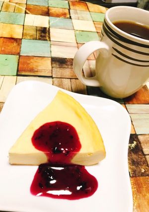 しっとり甘さ控えめ!お豆腐チーズケーキ!-レシピのメイン写真