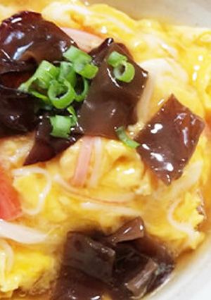 きくらげたっぷり♪子ども喜ぶお手軽天津飯-レシピのメイン写真