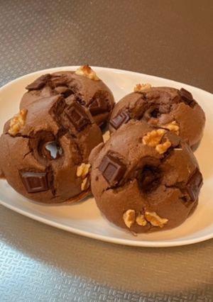胡桃(くるみ)入りチョコマフィン-レシピのメイン写真