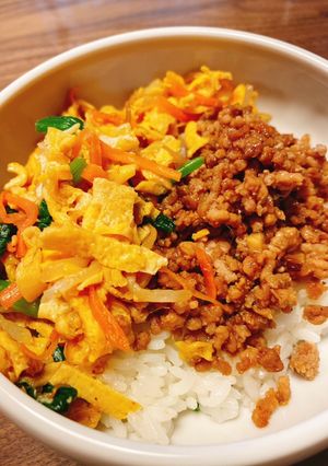 ♡ 子供も大好き幼稚園給食のピビンバ ♡-レシピのメイン写真
