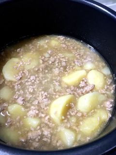 電気圧力鍋シロカで作る じゃがそぼろ煮-レシピのメイン写真