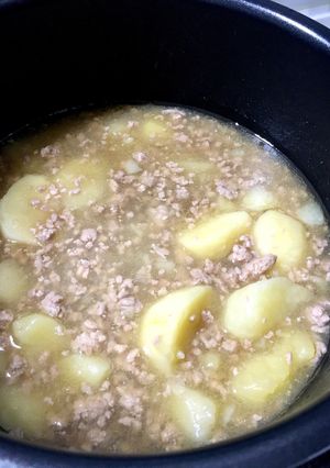 電気圧力鍋シロカで作る じゃがそぼろ煮-レシピのメイン写真