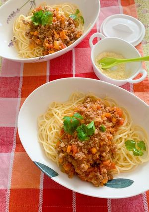 野菜たっぷりミートソース-レシピのメイン写真
