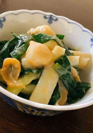 春の味覚✨わけぎとホタテのぬた-レシピのメイン写真