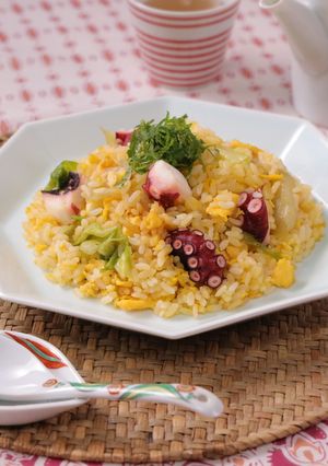 プリプリ食感!たこチャーハン-レシピのメイン写真