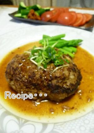 だし醤油ソースのハンバーグ☆-レシピのメイン写真