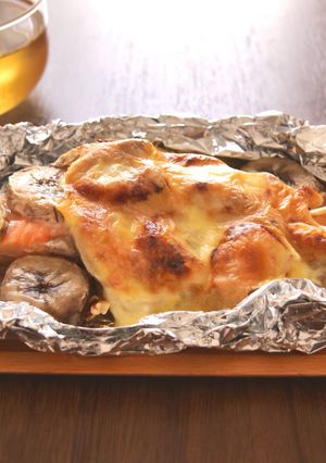 鮭とバナナのチーズ焼き-レシピのメイン写真