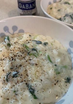 在宅ワーク飯！お手軽ミルク粥-レシピのメイン写真