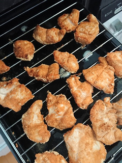 揚げない 唐揚げ 簡単 鶏むね きな粉-レシピのメイン写真