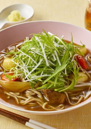 たっぷり野菜のサラダカレーそば-レシピのメイン写真