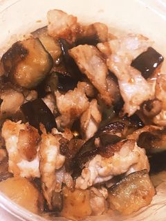 ナスと豚肉のピリ辛炒め-レシピのメイン写真