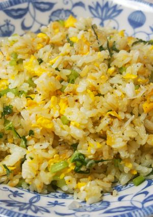 カブの葉と、ちりめんじゃこのチャーハン♪-レシピのメイン写真